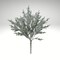 20" Snowy Pine Bush – Flocked Plastic Greenery Stem for Winter Arrangements-83659